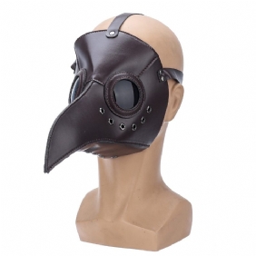 Plague Doctor Bird Mask Halloween Cosplay -asu Goottilainen Pitkä Nenä Aikuisille