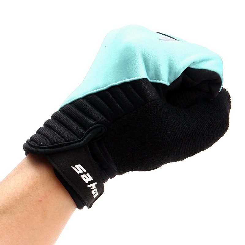 Sahoo Kosketusnäyttö Full Finger Gloves Moottoripyörän Pyörän Tuulenpitävä Lämmin Talvi