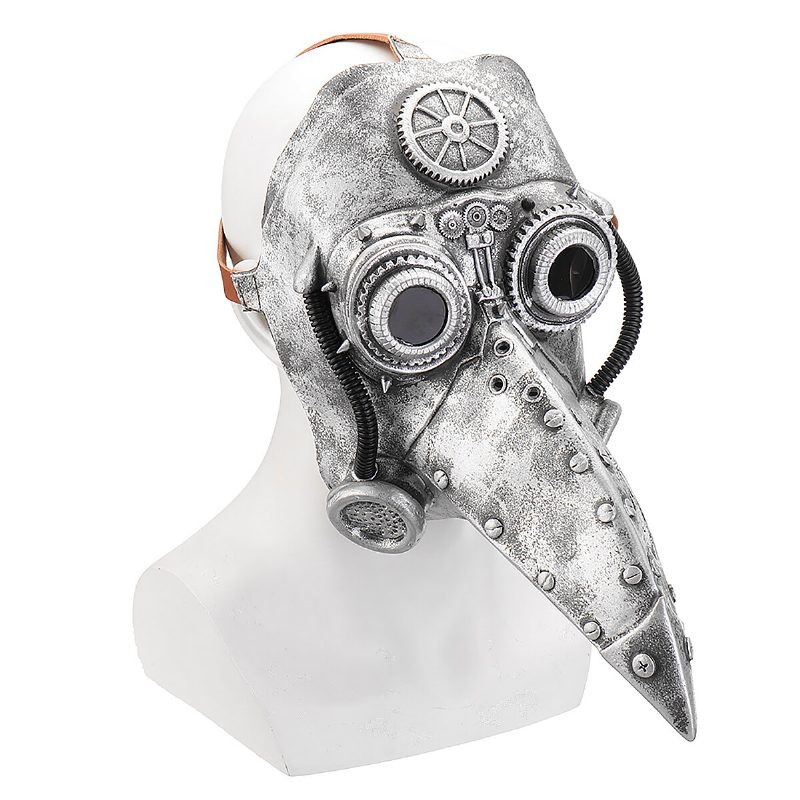 Steampunk Plague Doctor Mask Cosplay Bird Beak Retr Gothic Masks Halloween Rekvisiitta