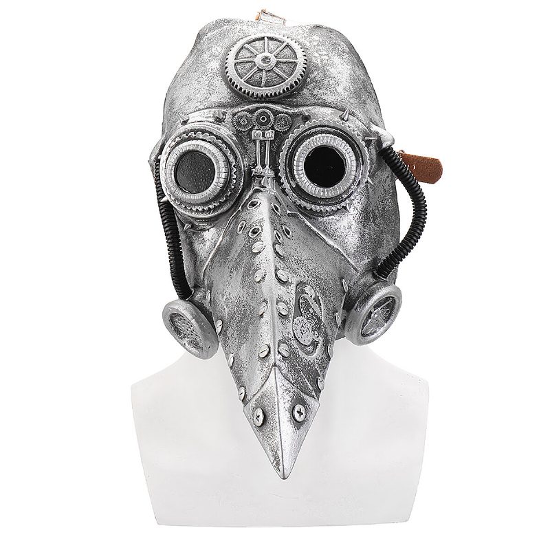 Steampunk Plague Doctor Mask Cosplay Bird Beak Retr Gothic Masks Halloween Rekvisiitta