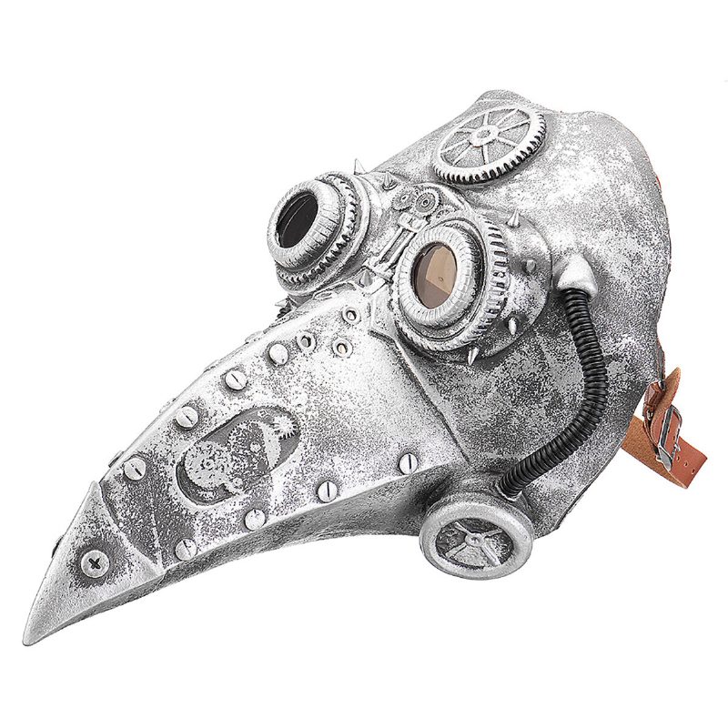 Steampunk Plague Doctor Mask Cosplay Bird Beak Retr Gothic Masks Halloween Rekvisiitta