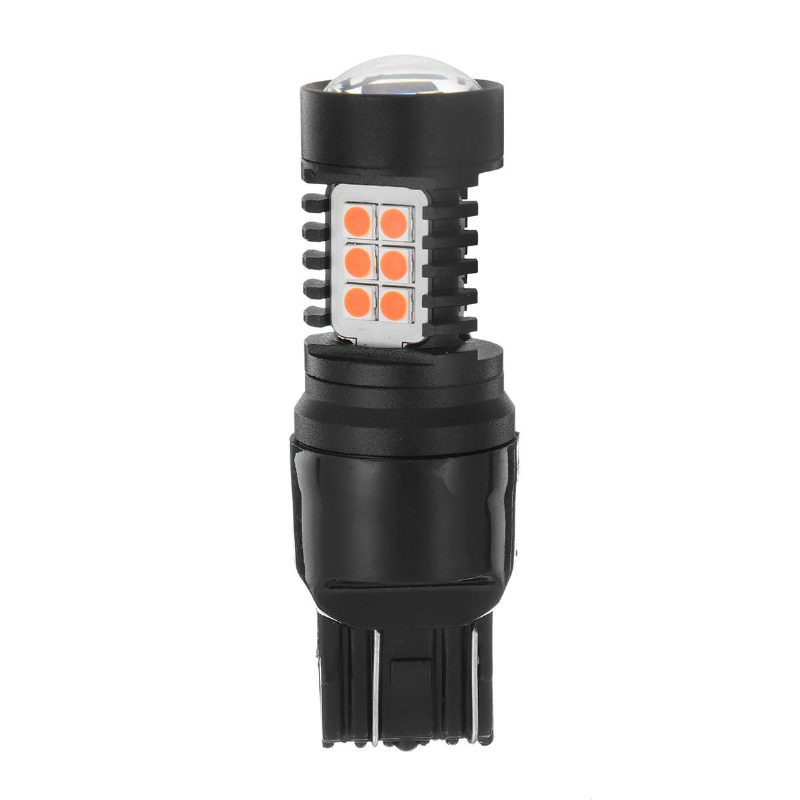 T20 Led-polttimo 7443/3157 Smd3030 Valkoinen/keltainen/punainen Moottoripyörän Autojen Valo