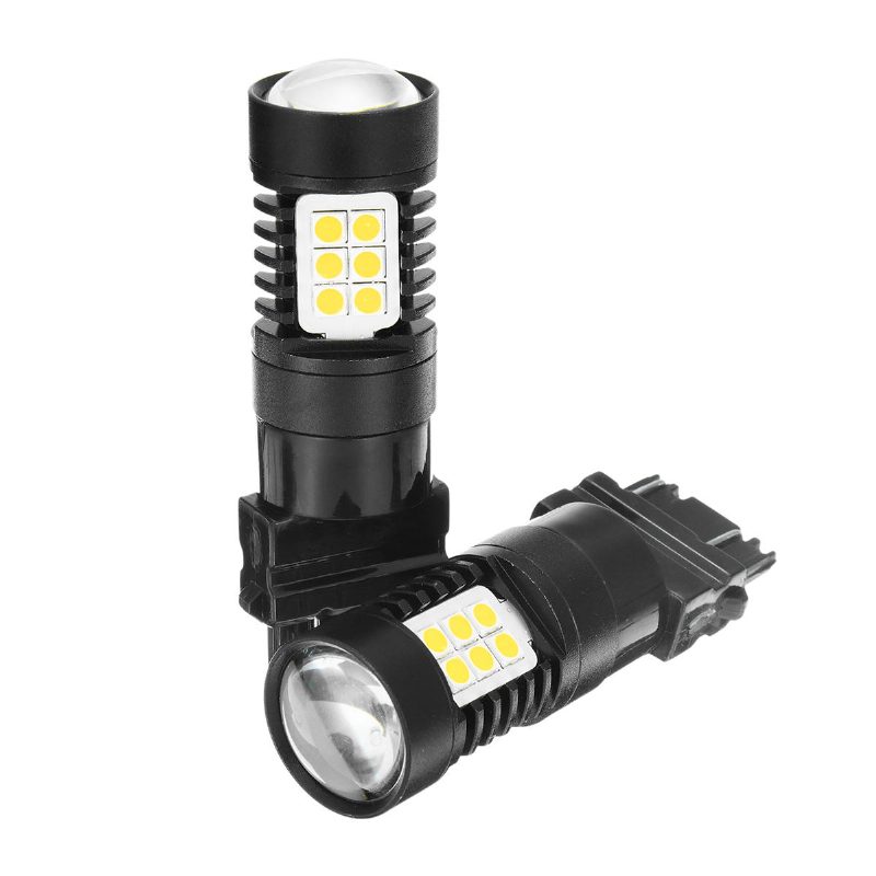 T20 Led-polttimo 7443/3157 Smd3030 Valkoinen/keltainen/punainen Moottoripyörän Autojen Valo