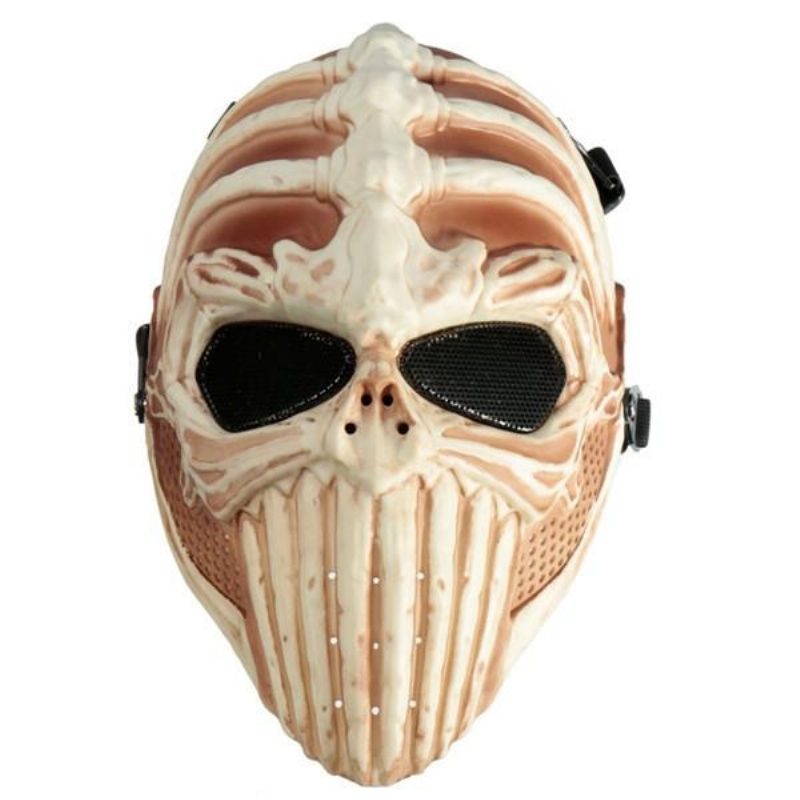 Tactical Military Skull Skeleton Full Mask Halloween-asujuhlanaamioihin