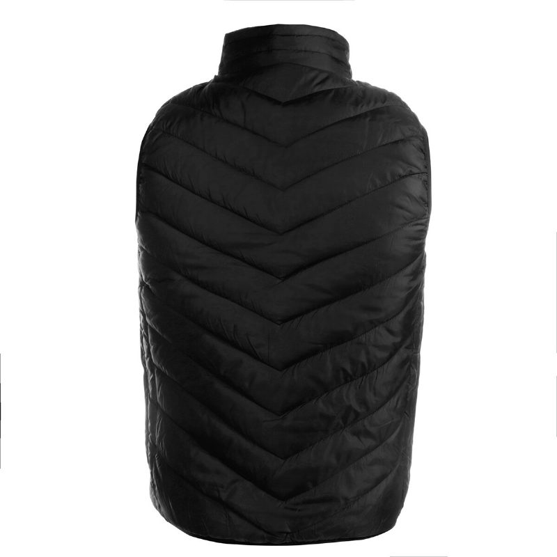 Unisex Electric Vest Lämmitetty Takki Usb Winter Body Warmer Tuulenpitävä Gilet Coats