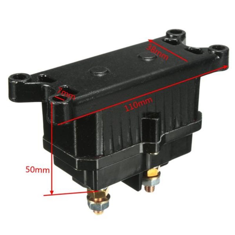 Universaali 12v Solenoidirelekontaktorin Vinssin Keinukytkin Atv Utv Blackille