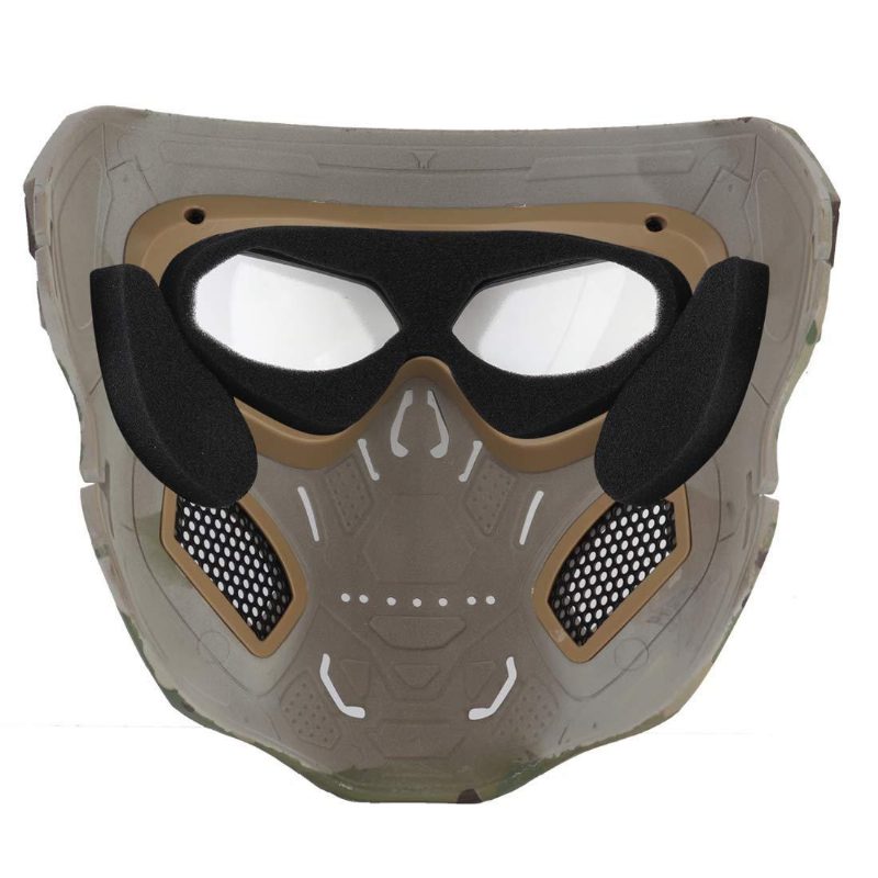 Wosport Skull Airsoft Paintball Mask Full Face Tactical Halloween Party