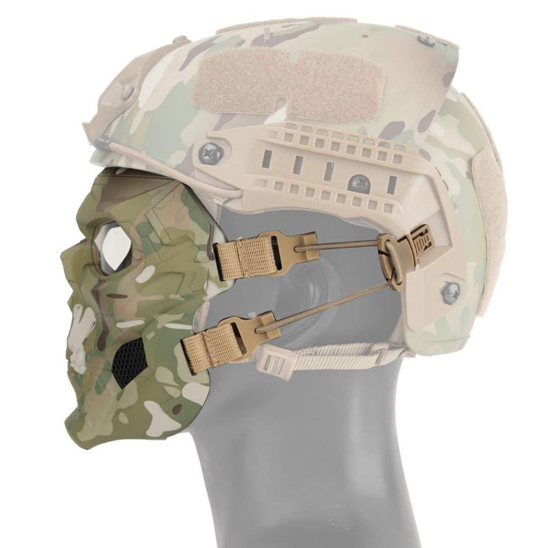 Wosport Skull Airsoft Paintball Mask Full Face Tactical Halloween Party