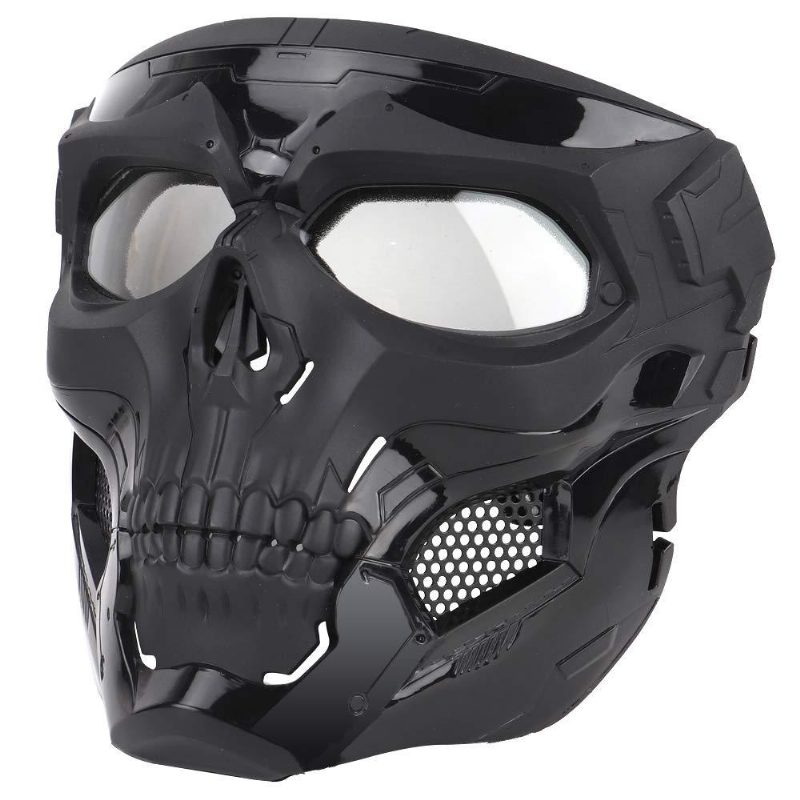 Wosport Skull Airsoft Paintball Mask Full Face Tactical Halloweeniin