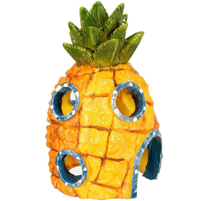 Akvaario Ornamentti Spongebob Pineapple House Katkarapu Sisustus