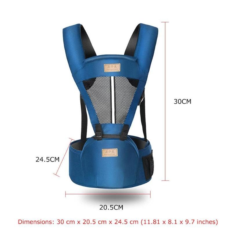 4 In 1 -vauvanreppu Ergonominen Hengittävä Lantioistuimen Hihna