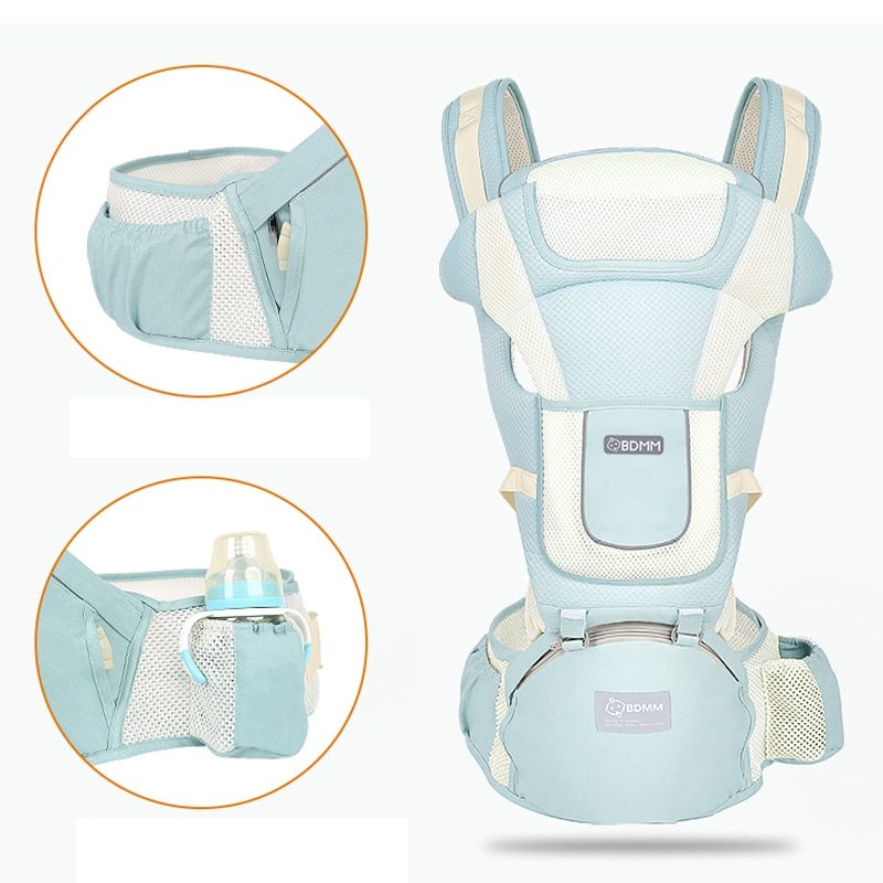 Vauvanreppu Ergonominen Kangaroo Hipseat Wrap Sling