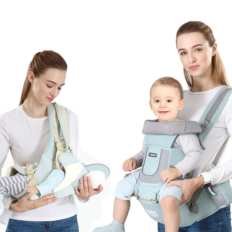 Vauvanreppu Ergonominen Kangaroo Hipseat Wrap Sling