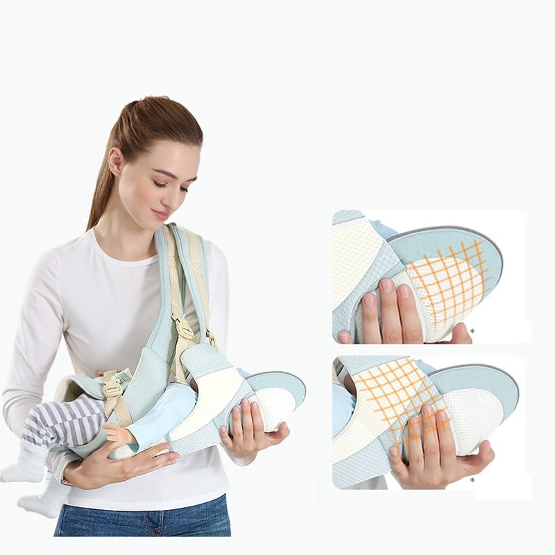 Vauvanreppu Ergonominen Kangaroo Hipseat Wrap Sling