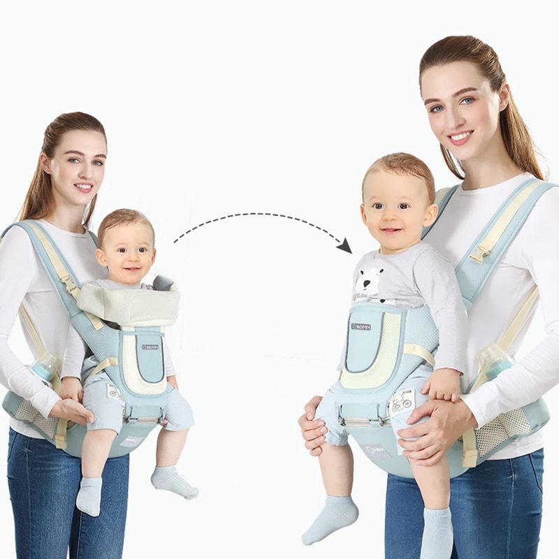 Vauvanreppu Ergonominen Kangaroo Hipseat Wrap Sling