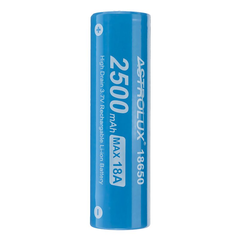 10 Kpl E1825 18a 2500 Mah 3.7v 18650 Li-ion Akku Suojaamaton High Drain Ladattava Litiumvirtakenno Astrolux Nitecore Lumintop Fenix Olight Taskulamput Rc Lelut Kotityökalut