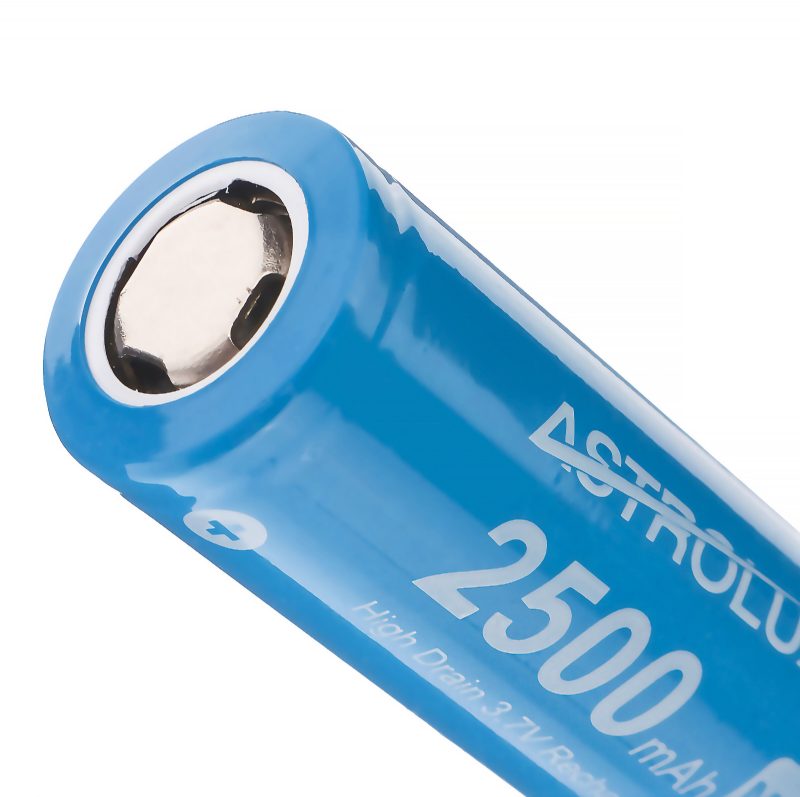 10 Kpl E1825 18a 2500 Mah 3.7v 18650 Li-ion Akku Suojaamaton High Drain Ladattava Litiumvirtakenno Astrolux Nitecore Lumintop Fenix Olight Taskulamput Rc Lelut Kotityökalut