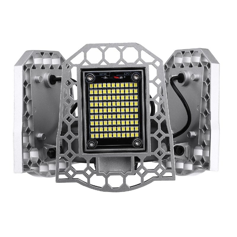 100w 24000lm Led Autotallin Valaisin E26/27 Kattotulvalampun Valotunnistin Muotoutuva Valo