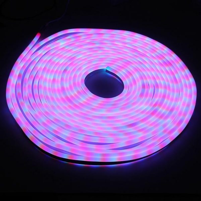 10m 2835 Led Joustava Neon Rope Strip Light Xmas Outdoor Vedenpitävä 110v