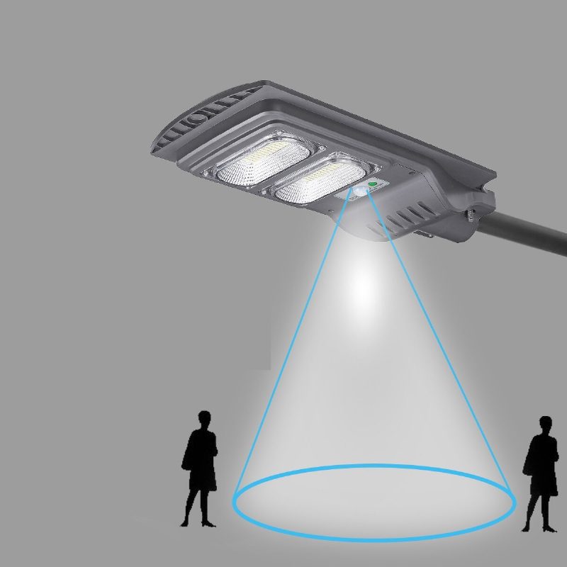 117/234/351 Led Solar Wall Street Light Pir-liiketunnistin Ulkolamppu Kaukosäätimellä