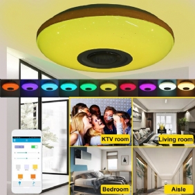 120 W Led-kattolamppu Bluetooth-musiikkikaiutin Himmennettävä Rgb-valokaukosäädin