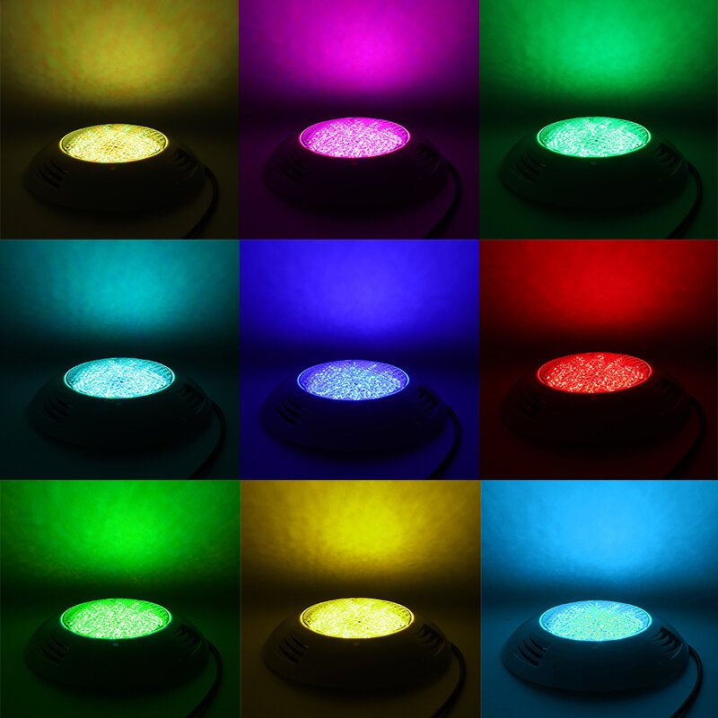 12v 144 Led Rgb Vedenalainen Uima-allas Valo Fountain Lamp Polttimo Kaukosäädin