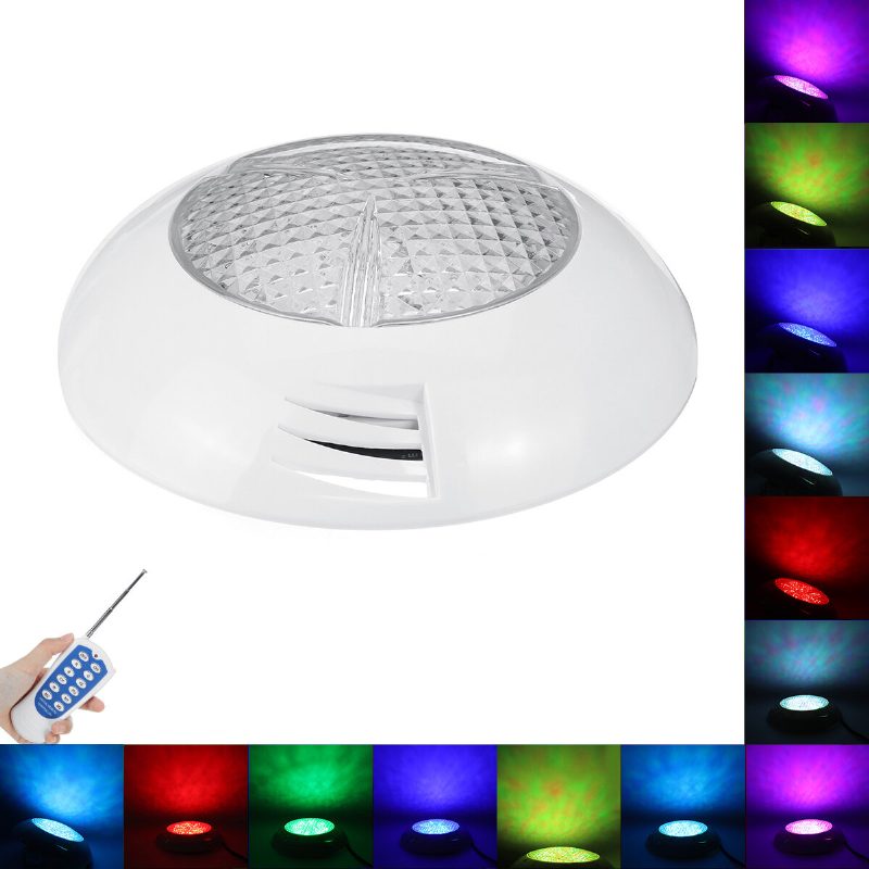 12v 144 Led Rgb Vedenalainen Uima-allas Valo Fountain Lamp Polttimo Kaukosäädin