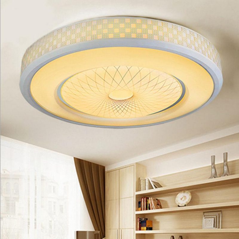 12w 24 Led Kirkas Pyöreä Kattovalaisin Moderni Luxury Flush Akryylilamppu