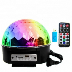 12w Bluetooth-ääniohjaus Led Magic Ball Stage Lamppu Värikäs Mp3 Disco Kaukosäätimellä