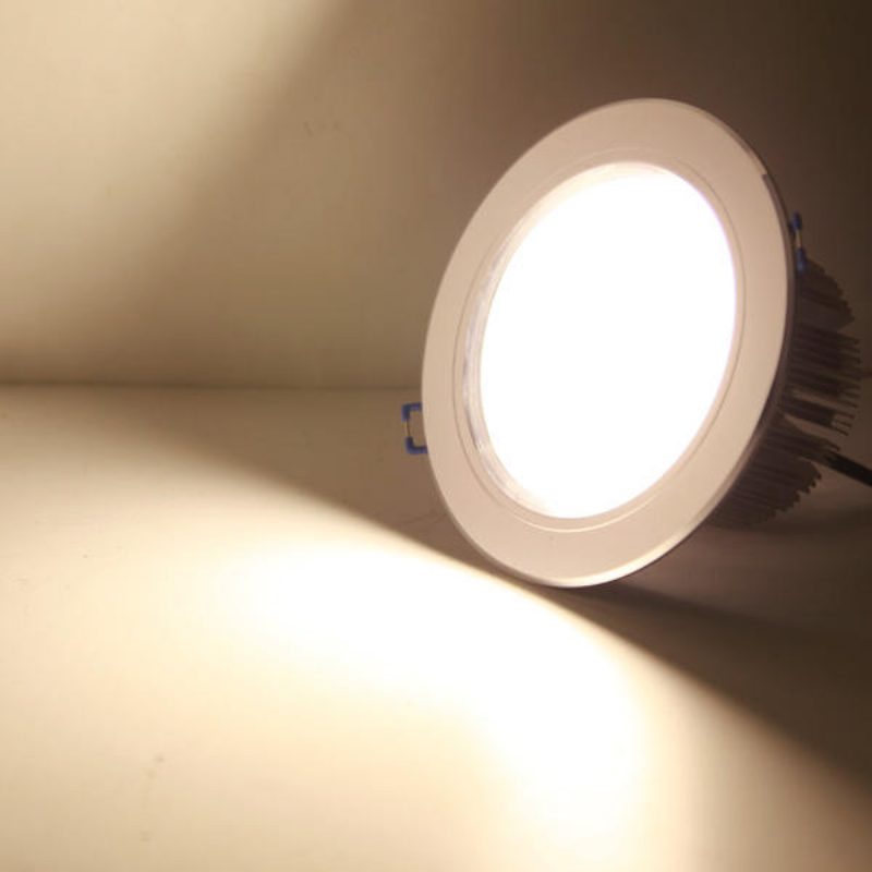 12w Led-alasvalo Kattoon Upotettava Lamppu Himmennettävä 220v + Ohjain