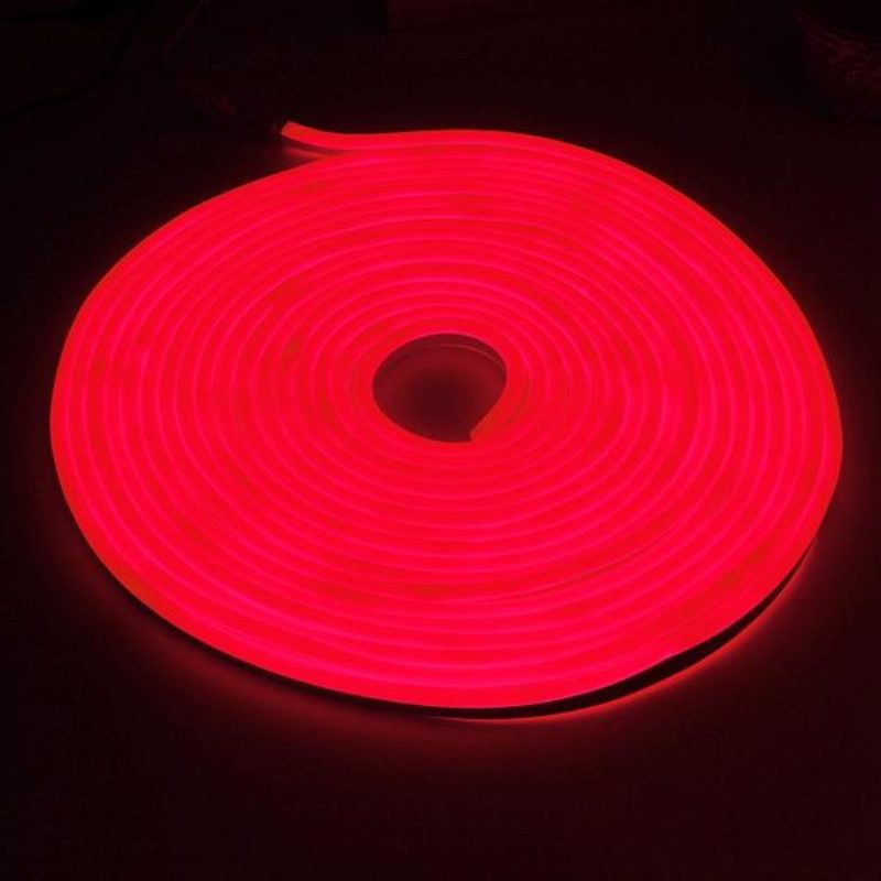 15m 2835 Led Joustava Neon Rope Strip Light Xmas Outdoor Vedenpitävä 110v