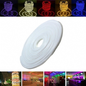 15m 2835 Led Joustava Neon Rope Strip Light Xmas Outdoor Vedenpitävä 110v