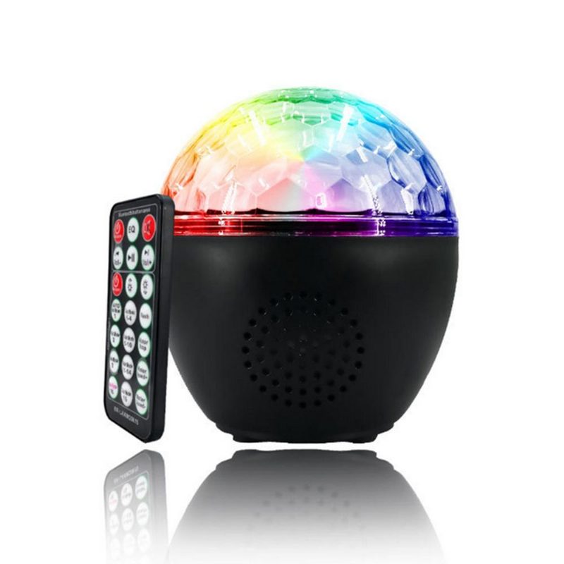 16 Väriä Bluetooth-kaiutin Disco Ball Mini Music Audio Stage Valo Kaukosäädin Kannettava Projektori Club Party