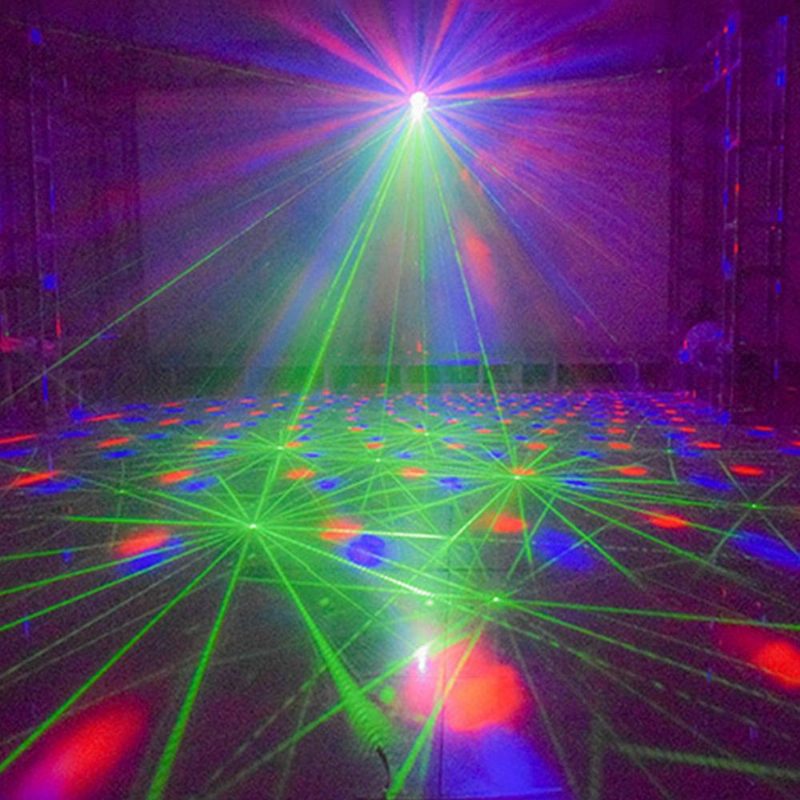 18 W Led Rgb Stage -projektorivalolamppu Dj Club Disco Party Kaukosäätimellä