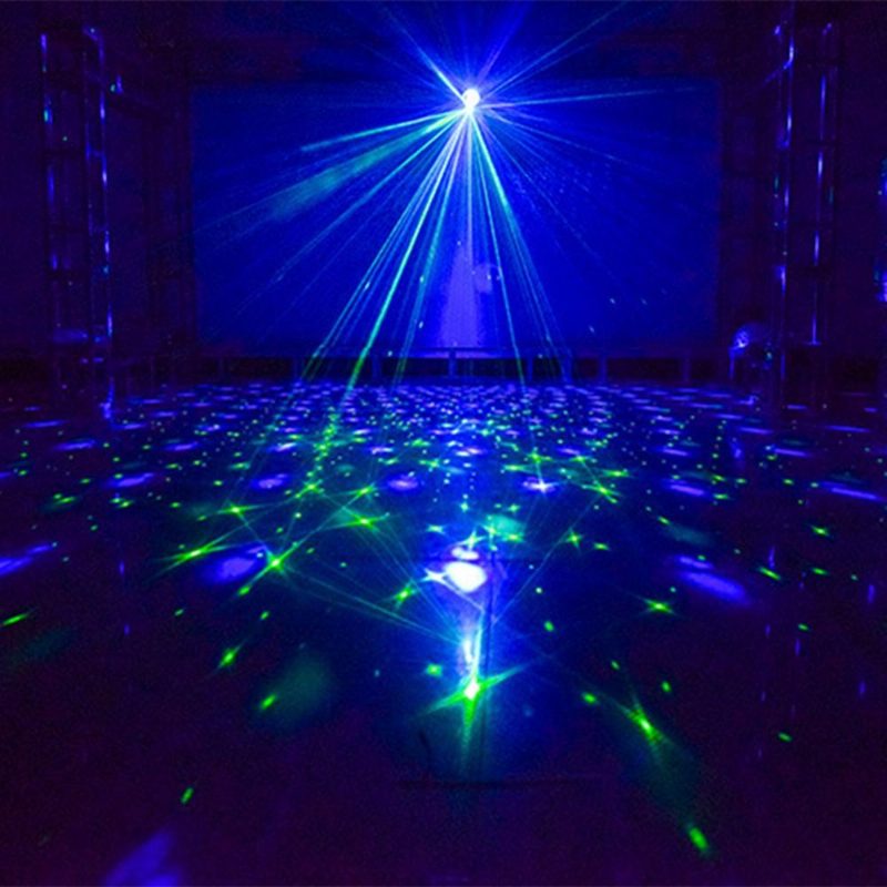 18 W Led Rgb Stage -projektorivalolamppu Dj Club Disco Party Kaukosäätimellä