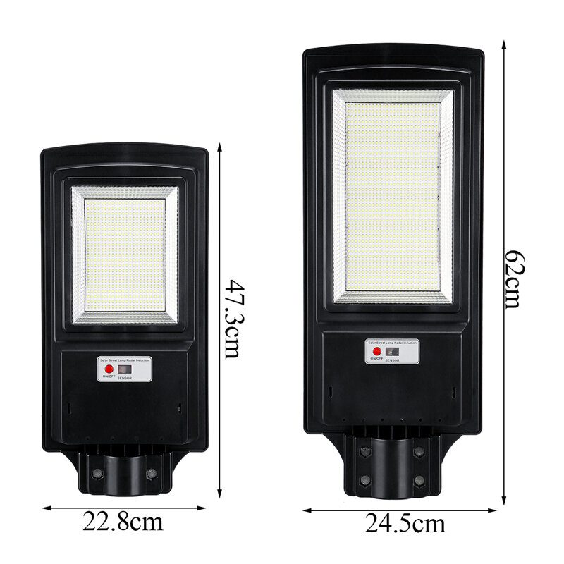 2000w/3500w Led Solar Street Light Pir-liiketunnistin Ulkoseinälamppu + Kaukosäädin