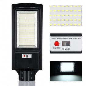 2000w/3500w Led Solar Street Light Pir-liiketunnistin Ulkoseinälamppu + Kaukosäädin