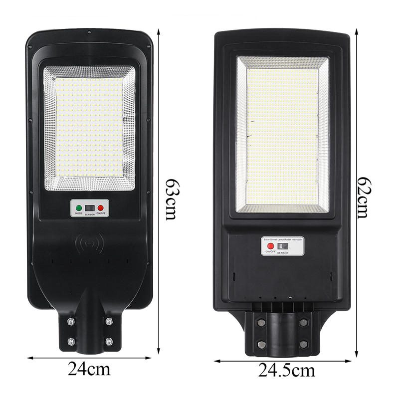 2000w/3500w Led Solar Street Light Pir-liiketunnistin Ulkoseinälamppu + Kaukosäädin