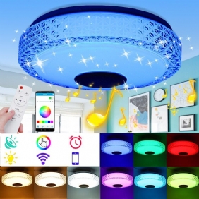 220v Rgb Led Musiikki Kattolamppu Himmennettävä Bluetooth App+kaukosäädin Keittiö Makuuhuone