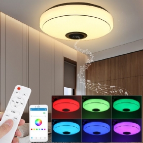 24/36/60w Smart Led Kattovalolamppu Rgb Bluetooth App Musiikkikaiutin Himmennettävä 110-220v