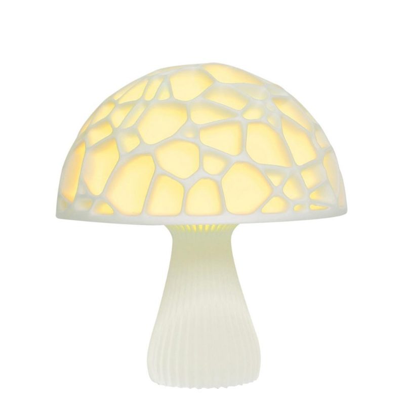 24 cm 3d Mushroom Night Light Touch Control 2 Väriä Usb Ladattava Pöytälamppu Kodin Sisustamiseen