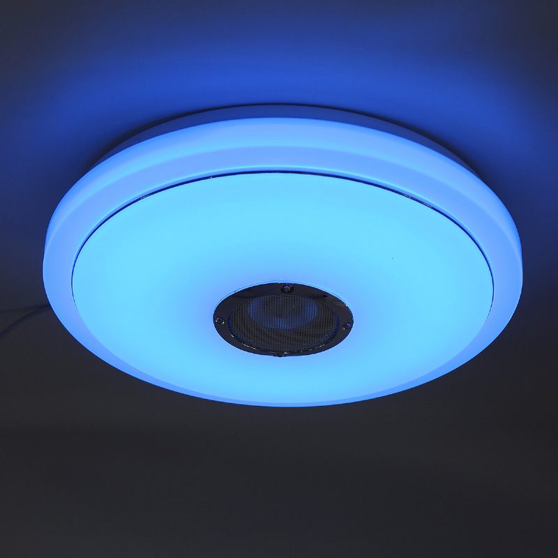 2.4 Ghz Bluetooth Led Kattovalo 256 Rgb Musiikkikaiutin Himmennettävä Lamppu + Kaukosäädin