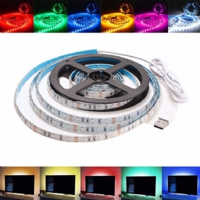 2m Ei-vedenpitävä Usb Smd3528 Tv Taustatietokone Led-nauhanauha Joustava Valo Dc5v