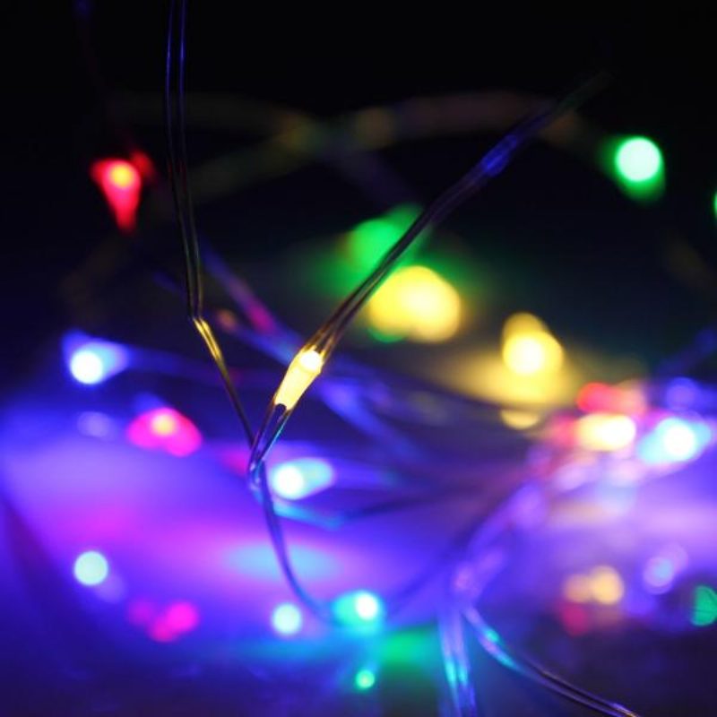 2m Led String Fairy Vedenpitävä Terälehti Kevyt Juhlalamppu Xmas Tree Wedding Decor