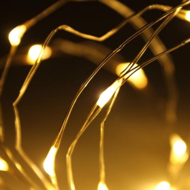 2m Led String Fairy Vedenpitävä Terälehti Kevyt Juhlalamppu Xmas Tree Wedding Decor