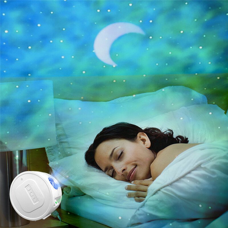 3 In 1 Usb Led Galaxy Starry Night Light Sky Projektori Ocean Wave Tähtilamppu