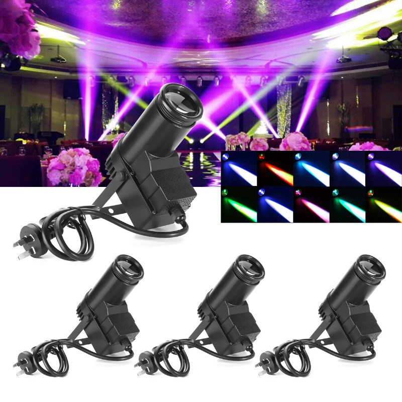 30 W Rgbw Led Dmx512 Stage Light Pinspot Beam Spotlight 6ch Dj Disco Party Ktv