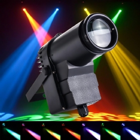 30 W Rgbw Led Dmx512 Stage Light Pinspot Beam Spotlight 6ch Dj Disco Party Ktv