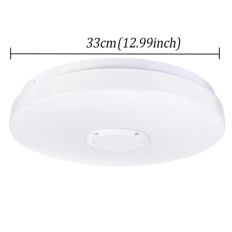 33 cm Led-kattovalot Värikäs Alasvalolamppu Smart Control Bluetooth Wifi App Home