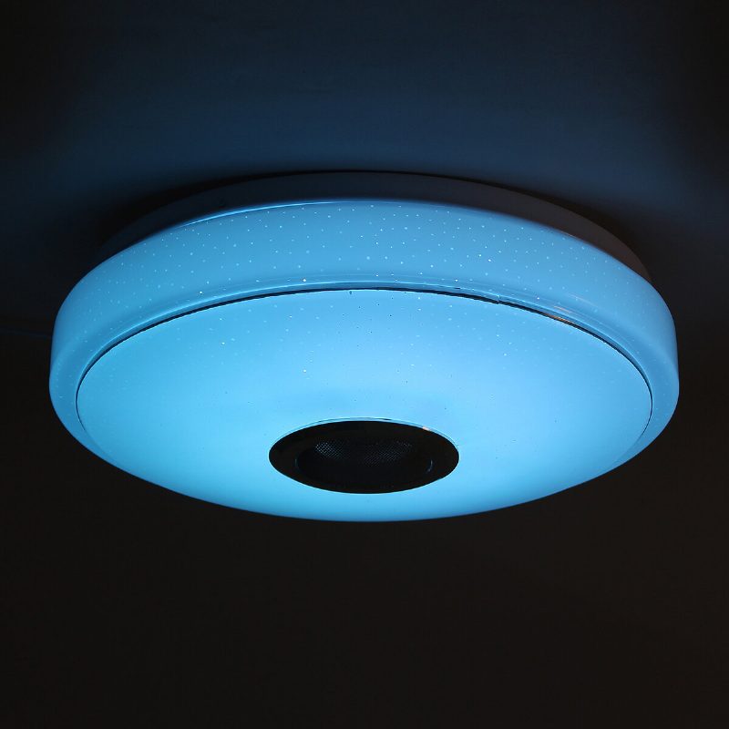 33cm 100w Bluetooth Wifi Led Kattovalo Rgb Musiikkikaiutin Himmennettävä Lamppu App Kaukosäädin 110-245v